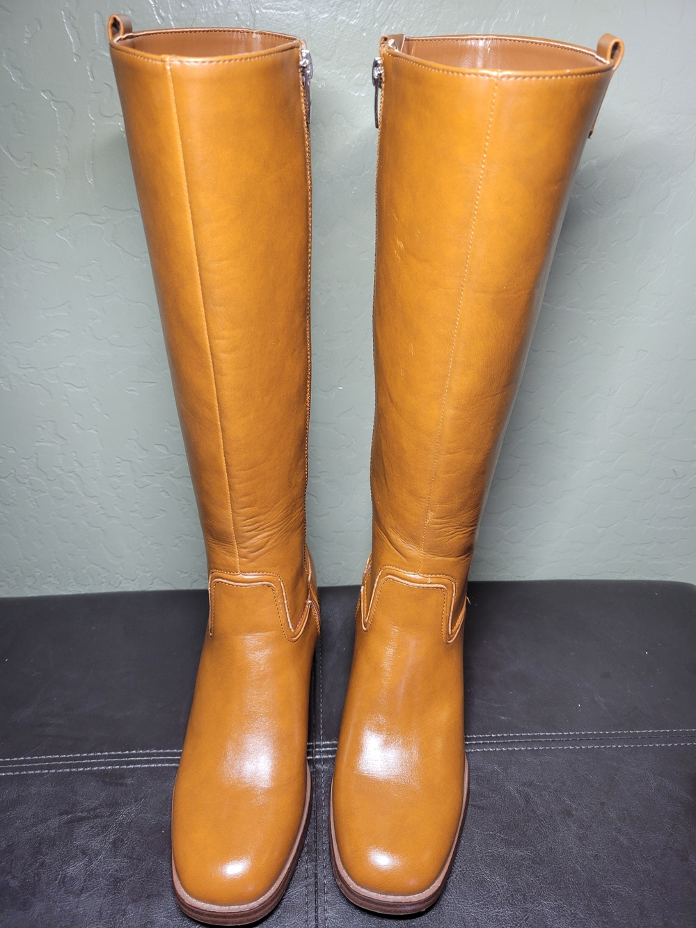 Marc Fisher Women's Kizzia Block Heel Riding Boots Womens Size 9M